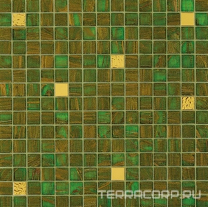 Мозаика Bisazza Мозаичные смеси 20 Elena Mix  2x2 Зеленый 