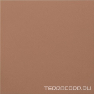 Керамогранит Уральский гранит Уральские фасады Грес Уральский UF033 кирпичный моноколор матовый60x60 Медный 