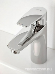 Смеситель для раковины, БЕЗ донного клапана, хром Kludi Pure&Solid 342920575