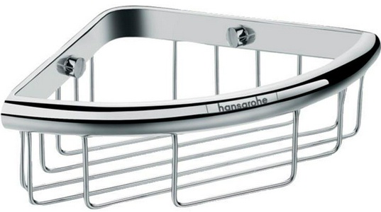 Полочка-мыльница решетка, угловая, 146х226хh62мм, (цв.хром),  Hansgrohe Logis Universal 41710000
