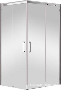Душевой уголок 900х900хh2000мм, квадр., (стекло прозрачное 8мм Easy Clean, фурн.цв.хром),  ZZ Vincea Dice VSS-4D900CL