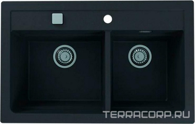 Мойка кухонная Alveus Atrox Granital 50 carbon| 50x79x19