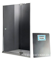 Дверь в нишу 1200хh1970мм, с неподв. сегментом, "Правая" (вход 600мм) , (стекло прозрачн., 6мм, фурн/хром), Triumph XX