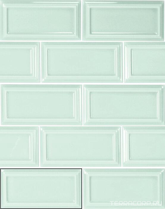 Керамическая плитка APE Ceramica The Hamptons Tiana Palladian ХХ 6,5x13 Зеленый, фото 4