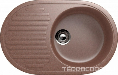 Мойка кухонная Ulgran U-107-307 терракот| 45x72x18
