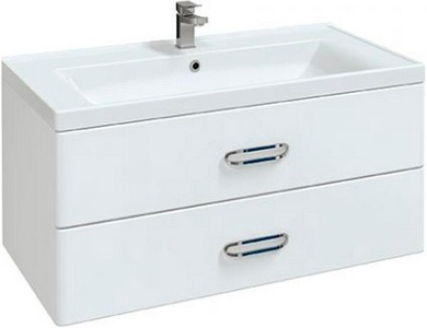 Тумба подвесная "FUJI -100", цвет белый, без раковины "DEEP-100" Mirsant Fuji УТ000043899