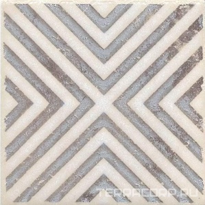 Керамогранит Kerama Marazzi Амальфи  орнамент коричн А4039.9х9.9 Белый 