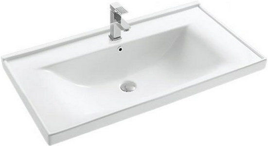 Раковина DEEP-100  см., для мебели FUJI, белая Mirsant Fuji УТ000040444