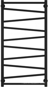 Полотенцесушитель "" 1000*500 мм, комплектующие в комплекте, цв.черный матовый ZZ Сунержа Сирокко 31-0253-1050