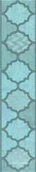 Бордюр Фоскари бирюзовый ZZ|5.4x25