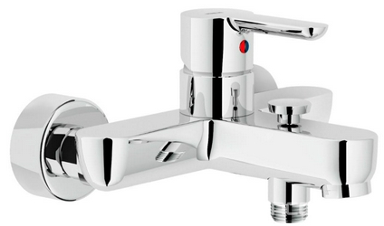 Смеситель Nobili ABC AB87110/1CR для ванны с душем| 21x12x17