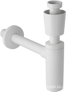 Сифон для раковины 1"1/4", фановый патрубок d40мм, (пластик цв. белый), Geberit Geberit Универсал 151.035.11.1