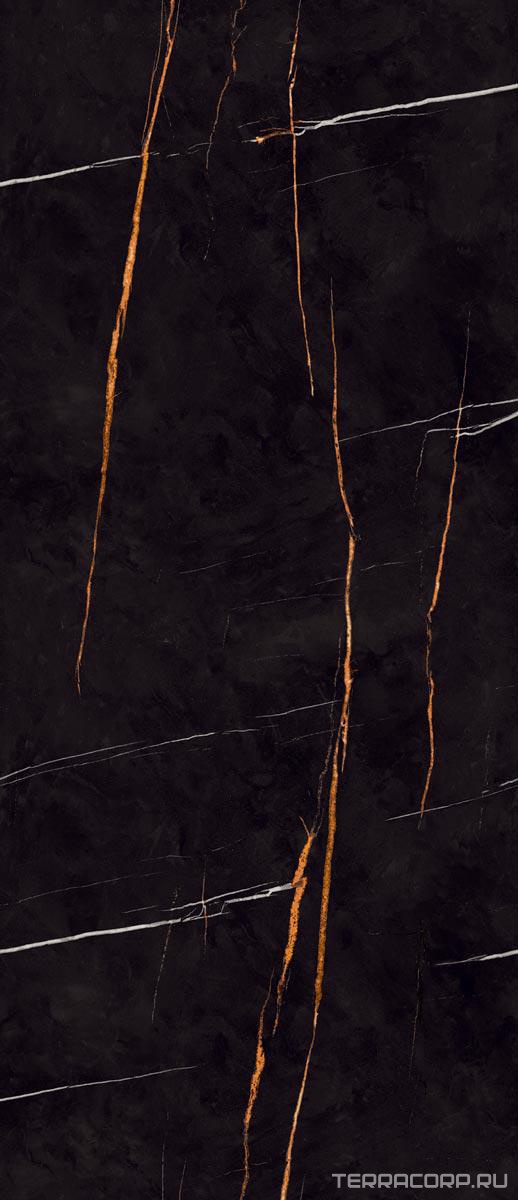 Керамогранит Gardenia Orchidea La Marmoteca Sahara Noir Soft 120x280 Черный, фото 6