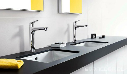 Смеситель для раковины, Высокий, излив 159мм, с д/к, (цв.хром),  Hansgrohe Focus 31608000