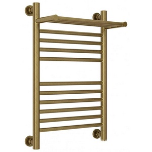 Полотенцесушитель "+" 600*400 мм + 1 прямая полка,  подключ. 3/4, комплектующие в комплекте, цв. состаренная бронза ZZ Сунержа Богема 05-0223-6040