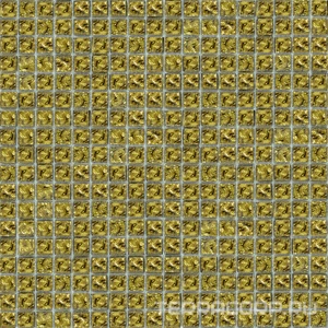 Мозаика Мастера Керамики Glass Мозаика  636 моно рифленая золото ZZ30х30 Золотой 