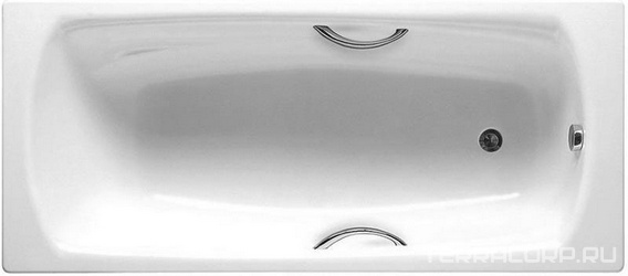Стальная ванна Roca Swing 180 см| 180x80x43