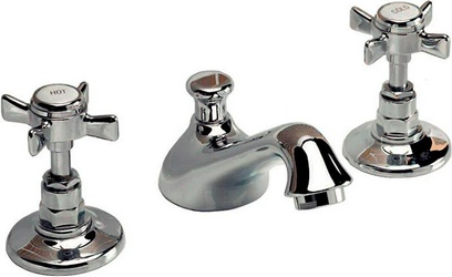 Смеситель для раковины, на 3 отв., c д/к, (цв. хром), Coventry ZZ