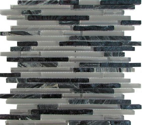 Мозаика из стекла на сетке SK10-040 ZZ |30.1x30.1