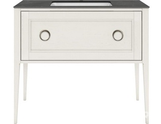 Тумба напольная "Plaza" Classic NEO 100 см, с 1 выдвижным ящиком+1 внутр.ящик, БЕЗ столешницы и раковины, цв. белый XX