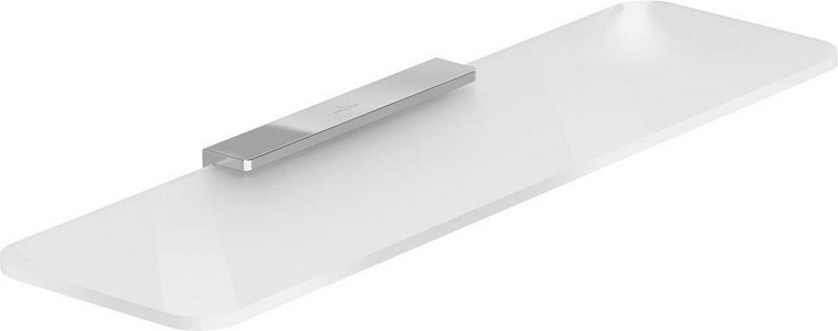 Полка стеклянная 450х124мм, (цв.хром/стекло матовое),  ZZ Villeroy & Boch Elements – Striking TVA15202400061