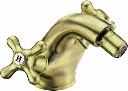 Смеситель для биде, c д/к, (цв.бронза),  ZZ Cezares Retro RETRO-C-BS1-02