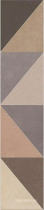 Керамическая плитка Kerama Marazzi Амстердам Декор  2 матовый 6х28,5 Комбинированный 