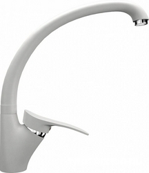 Смеситель Ulgran U-001(341) молочный, для кухонной мойки| 16x28x25