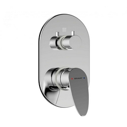 Смеситель Bravat Drop P69190C-RUS для ванны с душем| 12x18x6