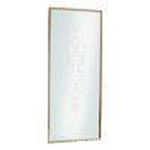 Стенка боковая 120хh187,5см, прав/лев, устан. с дверью, (стекло матовое с прозр. декором, профиль цв.бронза, 1 декор. элем. KDT03BRX)  ZZ Samo Dolce Vita BS9884 BRX R6 120 + KDT03BRX