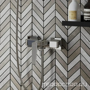 Смеситель для душа без аксессуаров, цвет хром  ZZ Paini Bari RTCR511