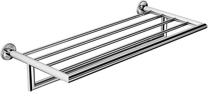 Полка для полотенец 65,5х26,5хh14,5см, (цв.хром),  ZZ IBB Plaza PZ 40 CRO
