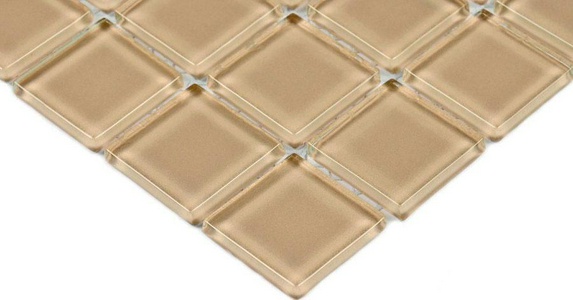 Мозаика Bonaparte Мозаика стеклянная Irish coffe (25x26x4) 30x30,1 Комбинированный 