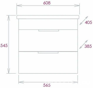 Тумба подвесная для комплекта Onika  60.13 дуб галифакс БЕЗ раковины Kirovit Фостер 60  (светлое дерево), ZZ Onika Легран 106117 / к.т.437130