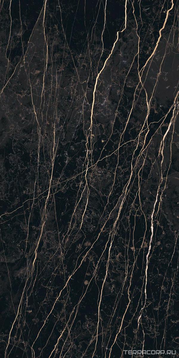 Керамогранит Florim Magnum Prexious of REX Thunder Night Glossy 60x120 Черный, фото 7