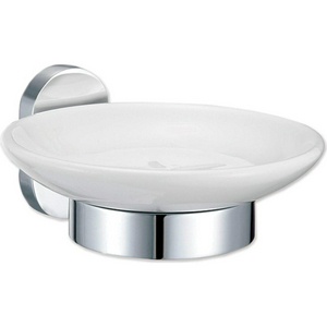 Мыльница для ванной настенная, цв.хром XX Fora Real BR036