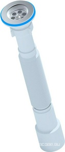 Гофросифон "Ани" , слив решетка, 60 см Ани Пласт Комплектующие G206