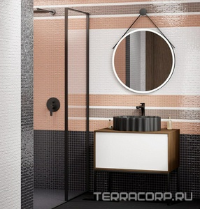 Зеркало CONO круглое 70 черное матовое Kerama Marazzi Cono CO.mi.P.70\BLK