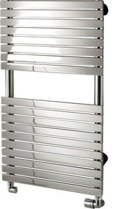 Полотенцесушитель h735х400мм,(подкл.370мм)на ГВС/сист.отопл.,до 8bar,218W,G 1/2,(креплен, клап Маевск.в ком),БЕЗ кр/перек.,(полир.нерж/ст)  ZZ Cordivari Stefania 3551610130100