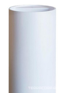 Раковина 450х450хh850мм, напольн, кругл, без отв.д/смес.и перел., литой камень S-Stone, матовый белый, д/к фиксир.БЕЗ ЛОГОТИПА в компл.,  01 ZZ Salini Armonia 130111SM  ДОННЫ КЛАПАН БЕЗ ЛОГОТИПА SALINI