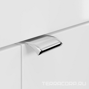 Тумба подвесная "" -50 см, 2 полки, БЕЗ раковины, цв. белый Kerama Marazzi LATO LA.50\WHT/LAT.50.1\WHT