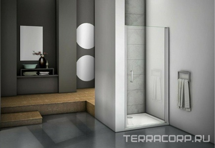 Душевая дверь в нишу Good Door  DR-90-C-WE 90 см,ZZ Good Door Mokka МК00001