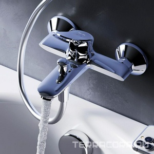 Смеситель для ванны/душа , которокий излив, БЕЗ аксессуаров, цв.хром AMPM Sunny F85C10000