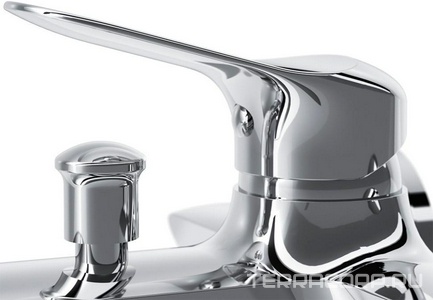 Смеситель для ванны/душа , которокий излив, БЕЗ аксессуаров, цв.хром AMPM Sunny F85C10000