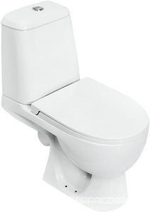 Унитаз-компакт Sanita luxe Max, косой выпуск, сиденье микролифт в компл. Sanita Luxe Max Lux WC.CC/Max/2-DM/WHT.G/S1 (MAXSLCC01040513)