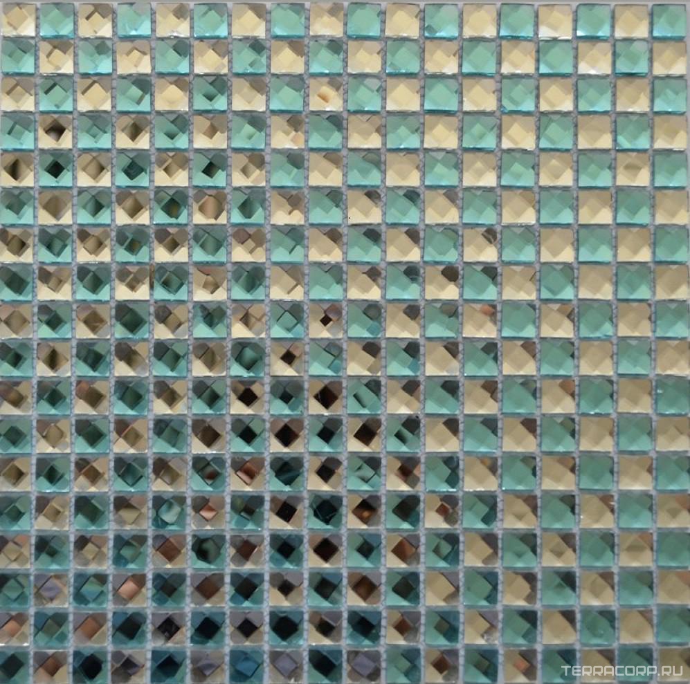 Мозаика Мастера Керамики Glass Мозаика F15X7 (чип 15х15 )ZZ30х30 n/a, фото 3