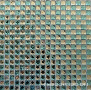 Мозаика Мастера Керамики Glass Мозаика F15X7 (чип 15х15 )ZZ30х30 n/a 