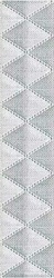 Бордюр Illusio Grey ''Geometry'' XX |31.5x6.2