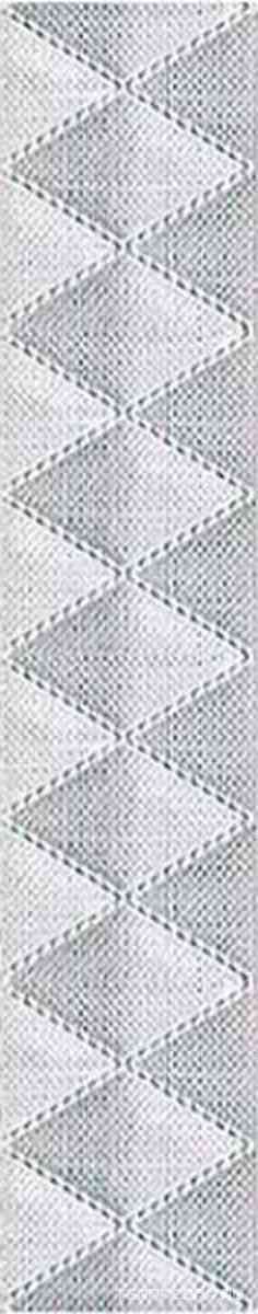 Бордюр Illusio Grey ''Geometry'' XX |31.5x6.2