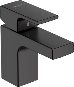 Смеситель для раковины 70, с д/к, (цв.матовый черный),  ZZ Hansgrohe Vernis Shape 71560670